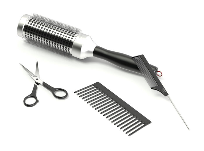 Free 3D Hairdressing Tools Model