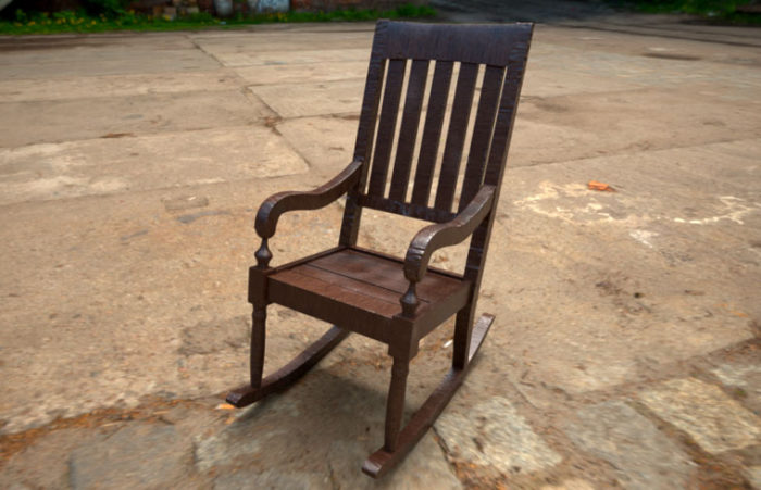 Free 3D Old Rocking Chair