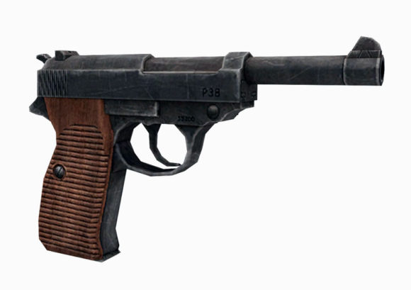  Free 3D Old Walther Pistol Model