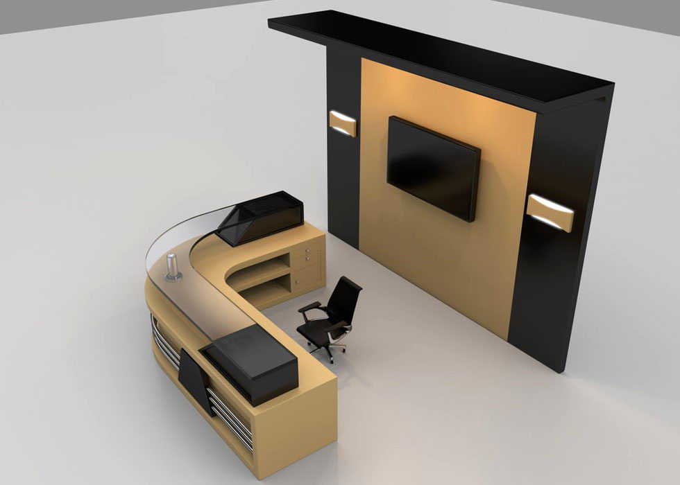 Free 3D Reception Table Model