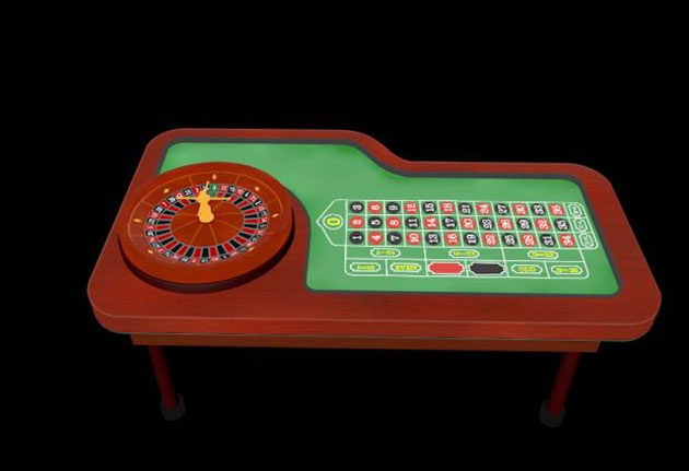 Free 3D Roulette Table for Casino