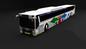 Free 3D Scania Bus Model