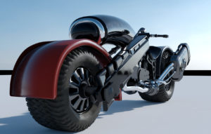 Free 3D Sci-Fi Moto Bike Model