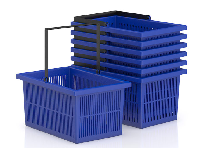 Free 3D Shopping Baskets 3D Model