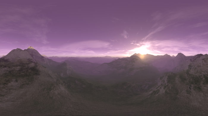 Free 3D Sunset Sky HDR