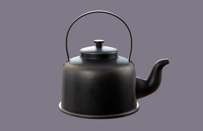 Free 3D Vintage Teapot