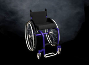 Free 3D Wheelchair Model