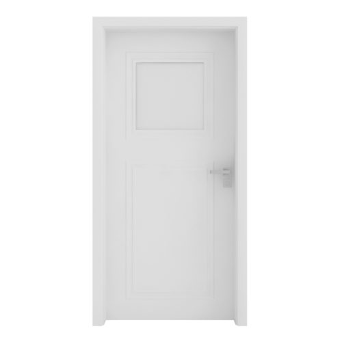 Free 3D White Door Model Building Tools