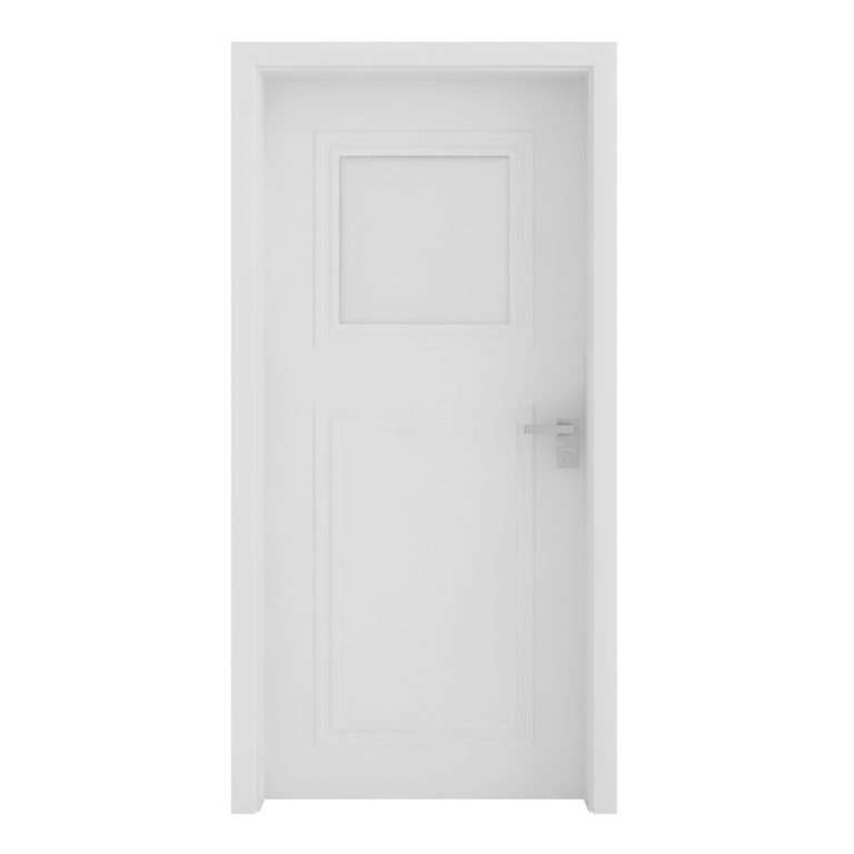 Free 3D White Door Model Building Tools