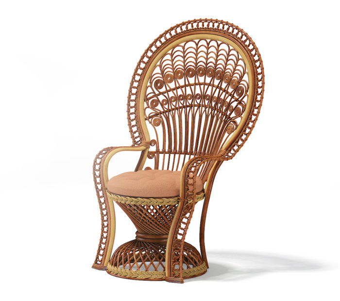 Free 3D Luxury Wicker Chair Model