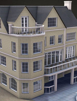 Free Residence House 3D Model