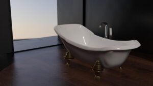 Freestanding Bath 3D Model