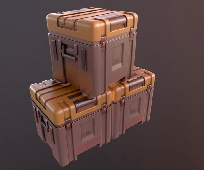 Game Gift Box 3D Model
