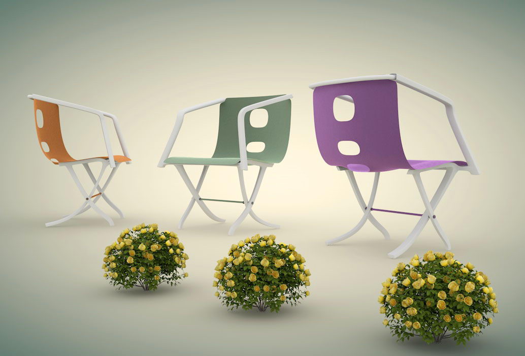 Garden Chairs 3D Model