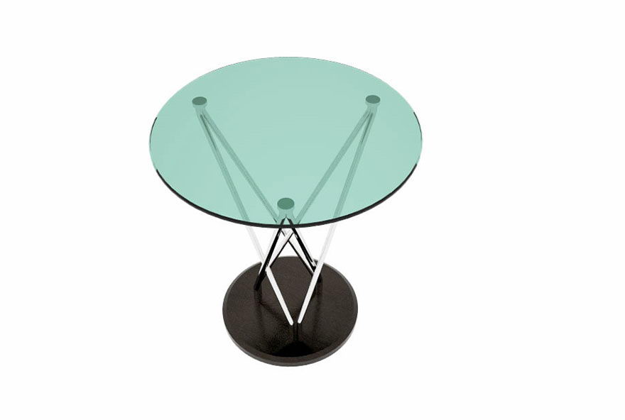 Glass Coffe Table 3D Model