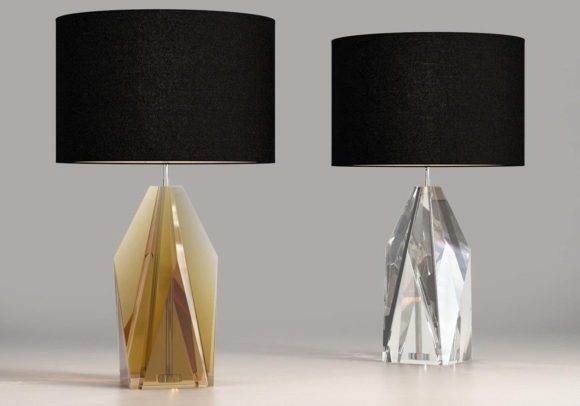 Glass Design Table Lamp 3D Model