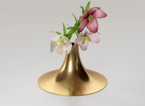 Gold Metal Vase 3D Model