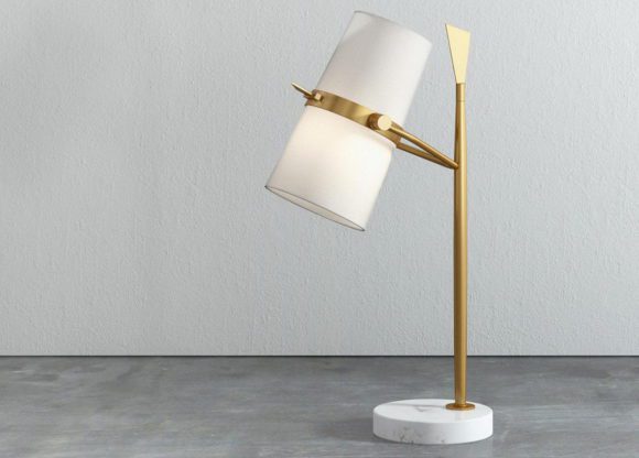 Gold Table Lamp 3D Model