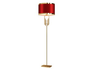 Golden Floor Lamp Free 3D Model