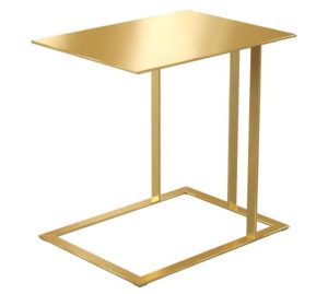 Golden Side Table Free 3D Model