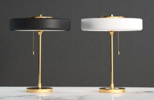 Golden Table Lamp 3D Model