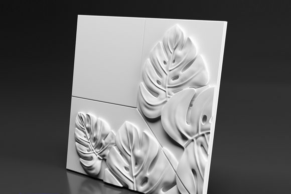 Gypsum Wall Decoration 3D Model