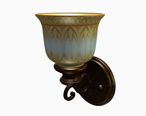  Historical Wall Sconce 3D Model