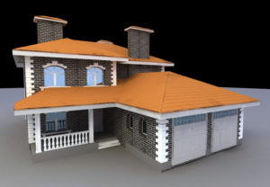 House Building Free 3D Model