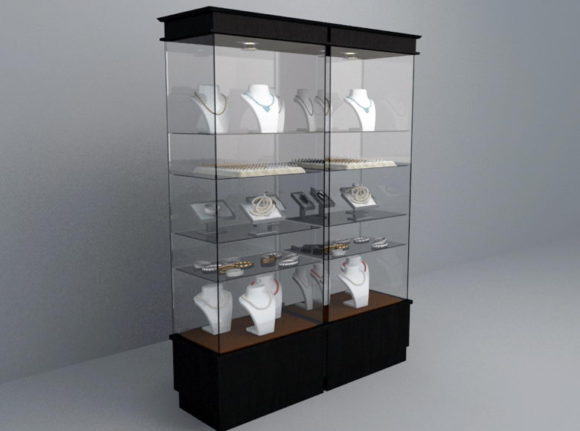  Jewelry Showcase 3D Model