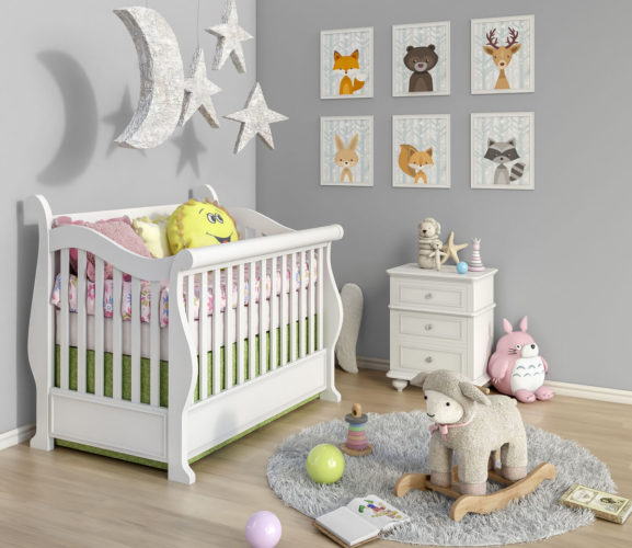 Kids Room Beds and Toys 10 Free 3D Models
