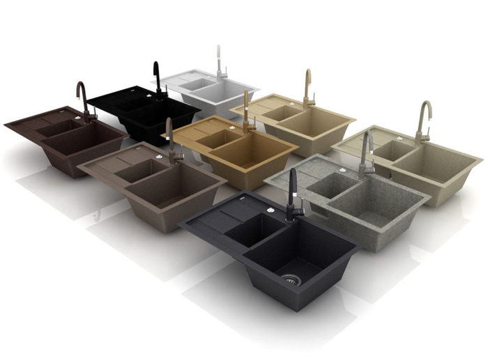 Kitchen Sink Set Free 3D Model