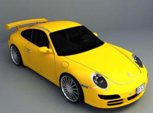 Low Poly Porsche 911 S Turbo