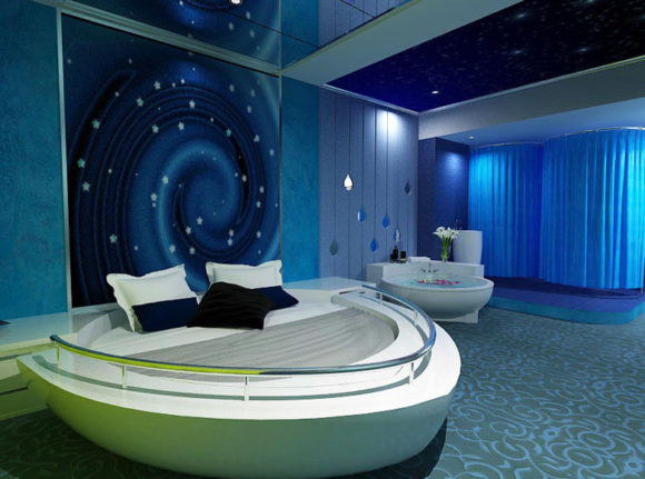 Luxury Ship Hotel 3D Interior Scene