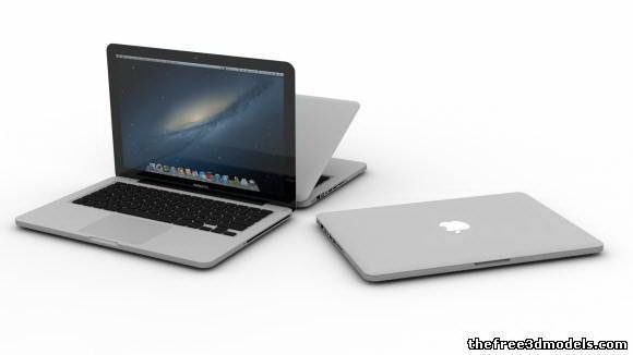 Macbook Pro 13 3D Model
