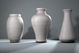 Marble Vases 3D Model