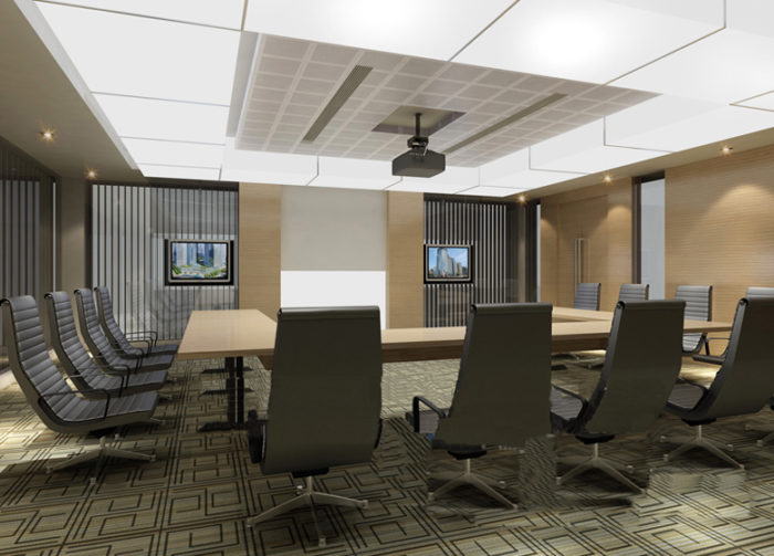 Meeting Room Free Interior Scene 3D Model