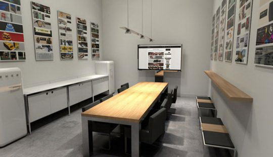 Meeting Room Interior Scene For Cinema 4d Free C4d Models