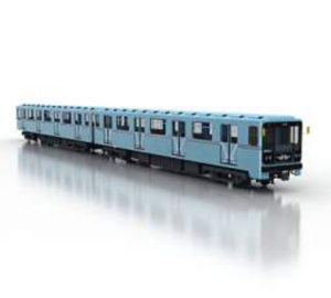 Metro Train 3D Model