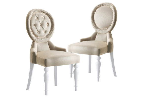 Microvelvet Luxury Chair Free 3D Model