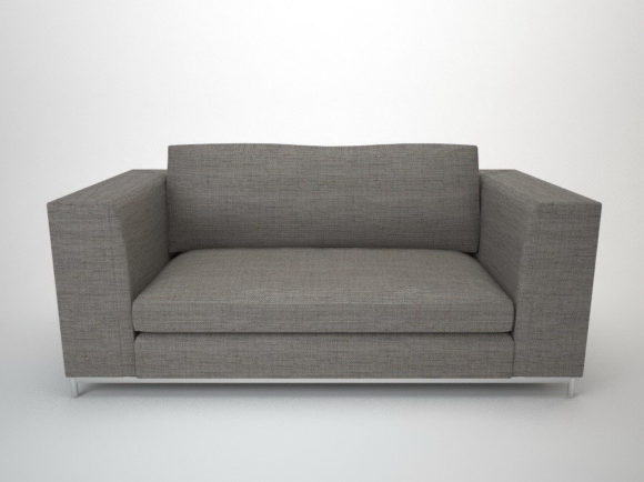 Minotti Double Sofa 3D Model