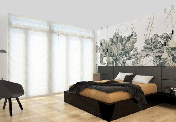 Modern Bedroom Interior Scene 3D Model