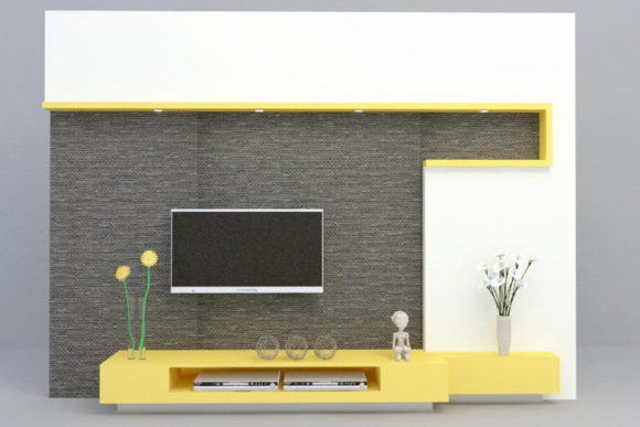 Modern Decorative 3D Tv Panel
