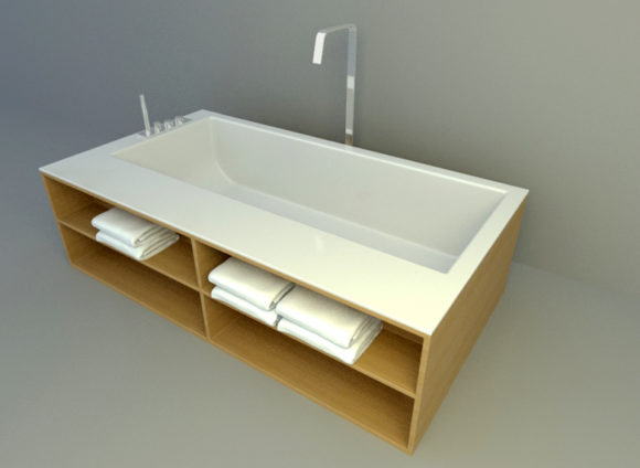 Modern Design Bath 3D Model