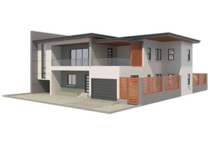 Modern House Exterior Scene