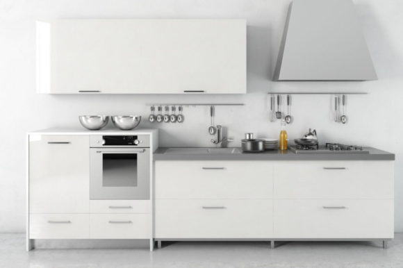 Modern Style Kitchen Design 3D Model