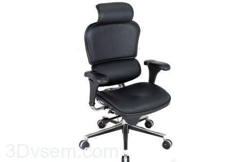 Modern Style Office Chair 3D Model