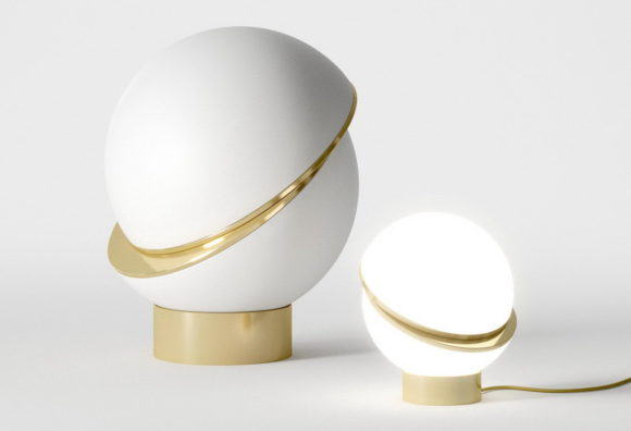 Moon Design Table Lamp 3D Model