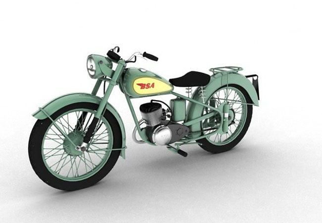 Motocycle 3D Model