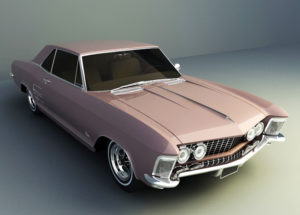 Muscle Cupe Car 3D Model