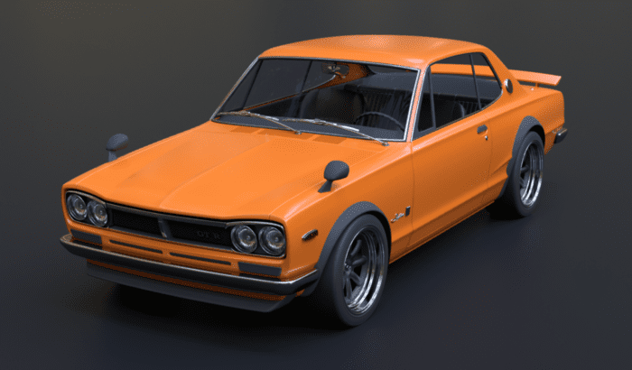 Nissan Skyline GT-R First Edition 3D Model Vehicles